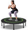 BCAN 550LBS Foldable Mini Trampoline, 48 Fitness Trampoline with Durable Bungees, Stable & Quiet Exercise Rebounder for Kids/Adults,Great Mini Trampoline for Indoor/Garden Workout
