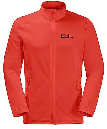 Jack Wolfskin Herren Kolbenberg Sweater, Starkes Rot, L