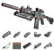 M416 Spielzeugpistole, Kinderpistole Soft Bullet Sniper Toy Foam Blasters Shell Ejecting, Schaumstoff-Blaster Gewehr Spielzeug mit Automatischem Auswurf, Shooting Games für Kinder Erwachsene-Tarnung