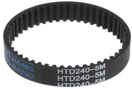 sourcing map HTD5M-240 Gummizahnriemen 48 Zähne Geschlossene Schleife Riemenscheibe Zahnriemen 15mm Breite, 240mm Umfang Synchronriemen