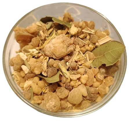 Schamanische Räuchermischung I Naturrein und hochwertig I Schutz I Segen I Harmonisierung I Copal I Salbei I Lorbeer I Santakraut I (100, Gramm)