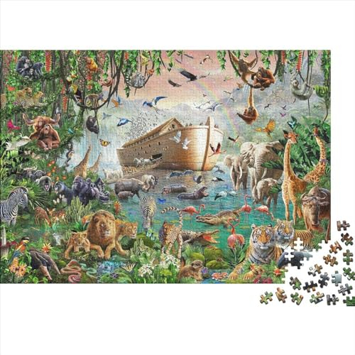 Animal Sail Puzzle 1000 Impossible Teile Puzzle Für Erwachsene Puzzle DIY Holzpuzzle Geschicklichkeitsspiel Für Die Ganze Familie 1000pcs (75x50cm)