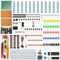 HTU Electronics Component Fun Kit Breadboard Wires Electronic Fun Kit Power Supply Module LEDs & Resisitor Potentiometer for Arduino/for Raspberry Pi