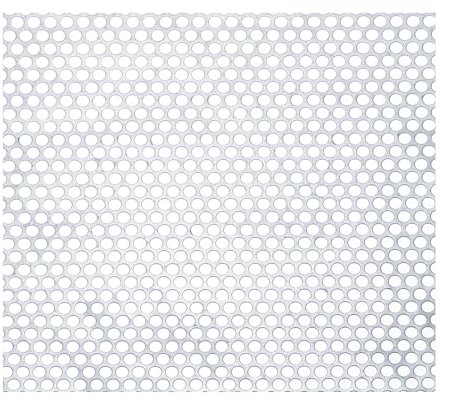 PATIKIL 11.8 x 11.8 304 Stainless Steel Perforated Sheet, 0.3 Round Hole 20GA Expanded Metal Mesh Plate Screen Decorative Meshes for Ventilation Grill