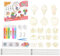 18 Stück DIY Kristallfarben Anhänger Malerei Bastelsets für Kinder mit Window Color Set Schmuckbastelsets für Jungen und Mädchen Kann Als Anhänger Halsketten Armbänder Verwendet Werden (Dessert-Serie)