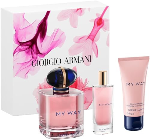ARMANI MY WAY SET: EDP SPRAY 90ML + EDP 15ML + BL 50ML