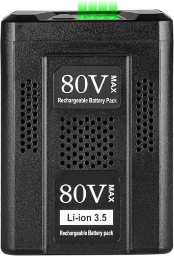 Batterie de rechange 80 V 3,5 Ah pour batterie Kobalt 80 V KB2580-06 KB680-06 KB280-06 KB3080-06 2910303-RC améliorée Kobalt 80 V