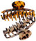 Mikinona 2 Pièces Barrette Large Léopard Pince à Cheveux En Acétate De Cellulose Griffes De Bain Écaille De Tortue Pinces à Griffes Pinces à Cheveux Léopard Mâchoire Feuille D'acétate