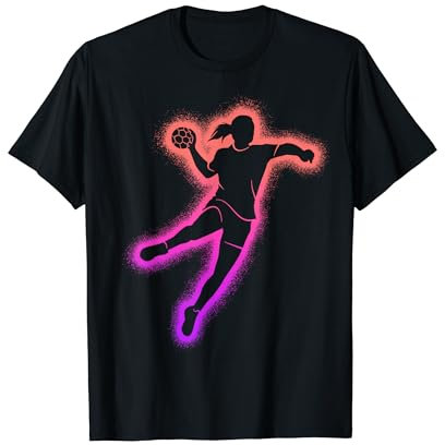 Handball Frauen Handballspieler Kinder Mädchen Handballerin T-Shirt