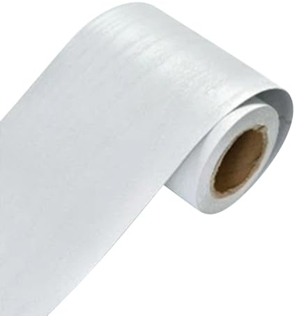 LKXHarleya Selbstklebendes PVC-Holzmaserungsband, Fußleisten-Wandaufkleber, Eckboden-Fensterbank-Fliesenfolie, Taillendekoration