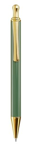 Miquelrius - Blauer Kugelschreiber, optimal für Schulbedarf, Kugelschreiber, Spitze 0,7 mm, Büromaterial, schönes Schreibwaren, einziehbarer Kugelschreiber, Kollektion Leaves In The Wind
