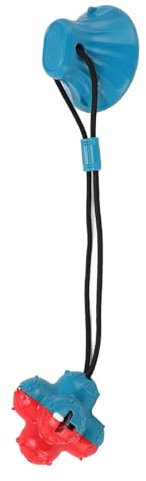 Juguete masticable con ventosa para perros, juguete interactivo resistente al desgaste, juguete para masticar para perros, juguete con ventosa para mascotas, ejercicio y juego