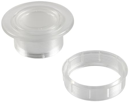 YIZITU Outdoor Sonnenschirm Tisch Loch Einsatz Pool Regenschirm Loch Stopfen Ringe Kappen für Terrassen Hof und Campingplatz Kratzfestes Glas Tischschirm Einsatz