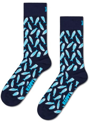 Happy Socks Ozean-, Strand- & Meerestier-Crew-Socken für Herren und Damen, 36-40 & 41-46