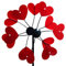 Windrad Windspiel Metall Herz Gartenstecker (200)