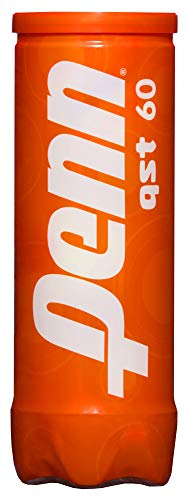 Penn QST 60 Tennisbälle – Jugend Filz Orange Dot Tennisbälle für Anfänger – 1 Dose, 3 Bälle