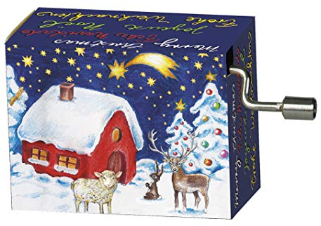Fridolin Spieluhr/Music Box: Weihnachtsspieluhr We Wish You a Merry Christmas