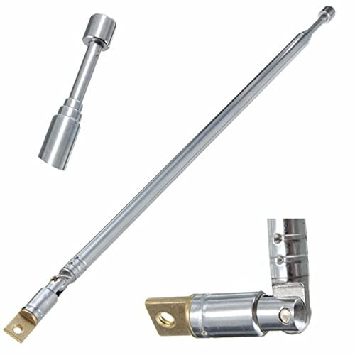 ZRSYH Antenne Radio télescopique Récepteur AV FM Universel Antenne télescopique Portable Antenne Radio TV Accessoires de modèle Audio