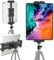 Cenawin Supporto Treppiede Tablet Tablet Treppiede Adattatore con Testa Sfera per Selfie Stick Fotocamera Monopiede, Supporto Treppiede per iPad Pro iPad Air iPad Mini, 4,7–12,9 Tablet Smartphone