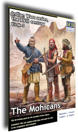 Masterbox 1:35 - The Mohicans, Kit No.5, Indian War Series