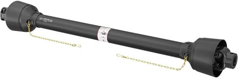 WilTec Arbre Transmission T4 cardan - Longueur 1100-1430 mm / 1 3/8 6 Dents & 35 mm Rond, Broche 13 mm / 460 Nm / 540 TR/Min / 40 KW (55 CV) - Prise de Force agricole