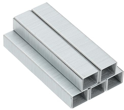 M&G 23/10 Schwere Klammern für Tacker, 10000 Stück (1000 Stück pro Box) Klammern 70 Blatt Kapazität für Standard-Tacker, reibungsloses Heften für Bürobedarf zu Hause, Silber