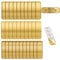 Solid Brass Engraved Nameplate,Vintage Blank Brass Name Plates,Personalized Blank Name Plates,3 W x 1 H Picture Frame Name Label,Personalised Engraved Memorial Plaque with Adhesive(30 Pieces)