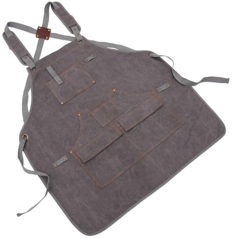 VALICLUD Thickened Washable Canvas Multi-pocket Apron Women Workwear Hairdresser Garment Woodworker Electrician Mechanic Heavy Duty