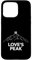 Love's Peak Romantic Mountain Design Case for iPhone 15 Pro Max