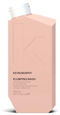 Kevin.Murphy Plumping.Wash Thickening Shampoo, 250ml | Verdichtendes Shampoo für Feines & Dünner Werdendes Haar, Stärkt mit Ingwerwurzel & Brennnessel, Sulfatfrei