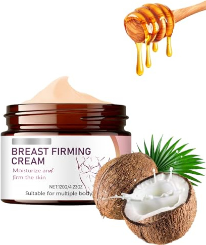 Bruststraffende Lifting-Creme für Frauen, Bruststraffende Formcreme, Brustfeuchtigkeitscreme, Verbessert schlaffe Brüste, Brustcreme, Hautstraffende Creme, Feuchtigkeitsspendende (1PCS-120g)