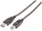 Manhattan 152389 Hi-Speed USB 2.0 aktives Anschlusskabel (A-Stecker auf B-Stecker) 15m schwarz