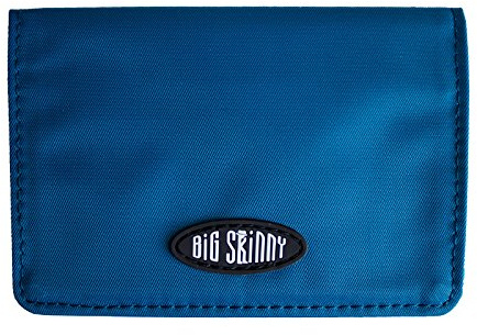 Big Skinny Kartenhalter, Ausweis-Innenfach (für bis zu 25 Karten), Ozeanblau, Einheitsgröße