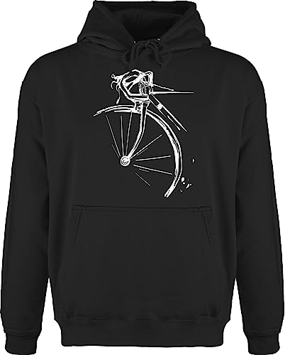 Shirtracer Hoodie Herren Pullover Männer - Bekleidung Radsport - Fahrrad Rennrad - M - Schwarz - fahrradsprüchen Pulli fahrradliebhaber Radfahrer Geschenk Cycle fahrradsprüche Geschenke Fahrradfahrer
