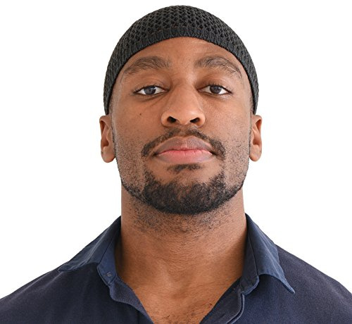 CHARM Schädelmütze aus Seide & Kufi Hut Beanie Herren | dünn, Damen Sommer Mütze, Häkelmütze Männer, Dehnbar, Handgefertigt in Japan, auch große Größen