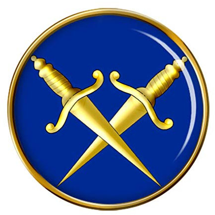 Giftshop UK Freimaurer Hütte Innen Schutz Anstecker