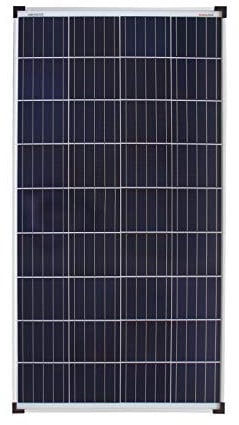 Enjoy solar Poly 140 W 12V Módulo Solar Policristalino Módulo Fotovoltaico Ideal para Autocaravana, Vivienda de Jardín, Barco