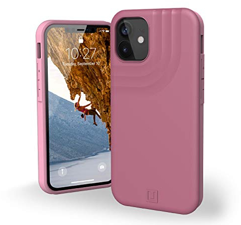 URBAN ARMOR GEAR [U] by UAG iPhone 12 Mini 5G - (5.4 inch) Case Anchor Shock Absorbing Slim Fit Sleek Stylish Protective Phone Cover, Matte Dusty Rose