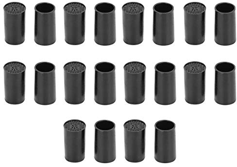 10 Paar High Heel Tip Caps Schuhe Reparaturzubehör Schwarz CPU Polyurethan High Heel Protector(9mm)