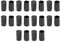 10 Paar High Heel Tip Caps Schuhe Reparaturzubehör Schwarz CPU Polyurethan High Heel Protector(9mm)
