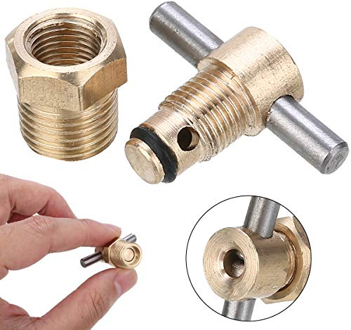 4Pcs 1/4 Pollice NPT Ottone Valvola di Scarico Compressore D'aria Serbatoio Parte di Ricambio per Compressore D'aria