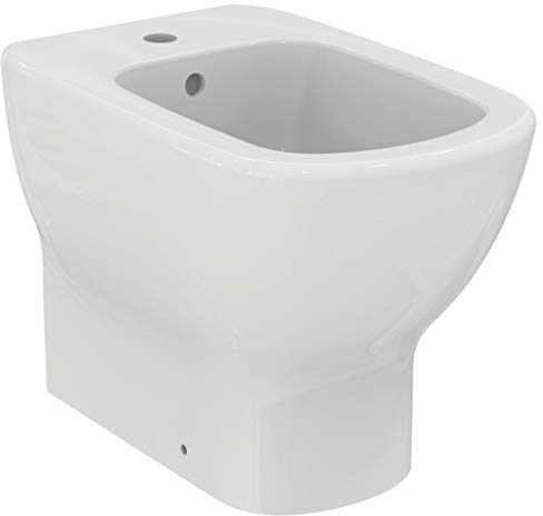 Ideal Standard - Tesi Bidet monoforo per installazione filo parete - Bianco Seta