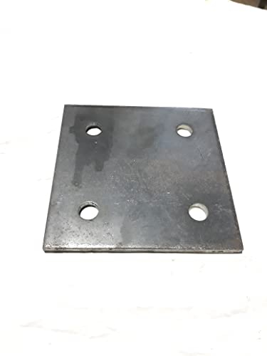 Placa de anclaje 200x200 en 10mm. con 4 taladros.