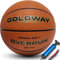 Goldway GW-710 Basketball Größe 7 mit Pumpe und Aufsatz | Erwachsenen-Basketball ab 14 Jahren | für den Innen- und Außenbereich | Sportgeschenk für Männer | Originalfarbe Basketbälle