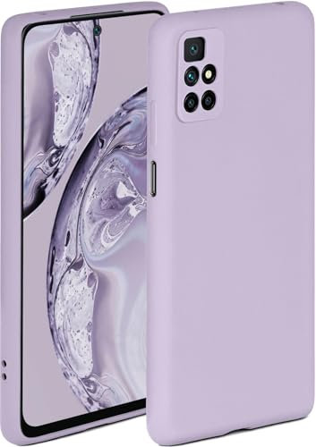 ONEFLOW Soft Case für Redmi 10 Hülle aus Silikon mit Kameraschutz, Silikonhülle mit erhöhtem Schutz fürs Display, Backcover Schutzhülle, weiche Handyhülle, Flieder