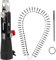 Screwdriver Kit, Automatic Nail Gun Adapter with Screwdriver Bit and Rubber Ring, Professional Aluminum Alloy Screw Drill Chain Adapter for Woodworking