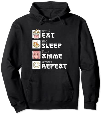 Anime T-shirt Kawaii Manga Objets japonais Gadget Pull Sweat à Capuche