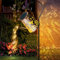 BoloShine Solar Gießkanne mit Lichterkette, Gartendeko Solar Lichterketten Aussen Star Shower Garten Leuchten mit Schäferhaken, Gießkannenlicht Lichter Wasserdicht LED für Patio Pathway Yard