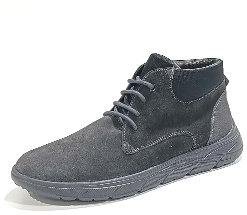 Geox U Portello, Stivale alla Caviglia Uomo, Fango, 43 EU