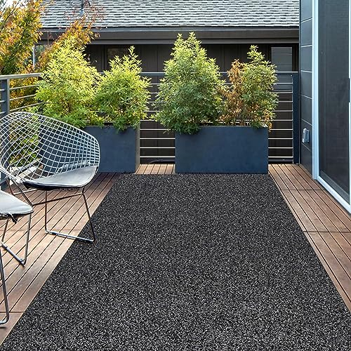 Morefany Kunstrasen-Läufer, Teppich, 91 x 152 cm, für den Innen- und Außenbereich, mit rutschfester Gummi-Unterseite, Teppich für Garten, Hinterhof, Terrasse, Balkon, Flur, Eingangsbereich